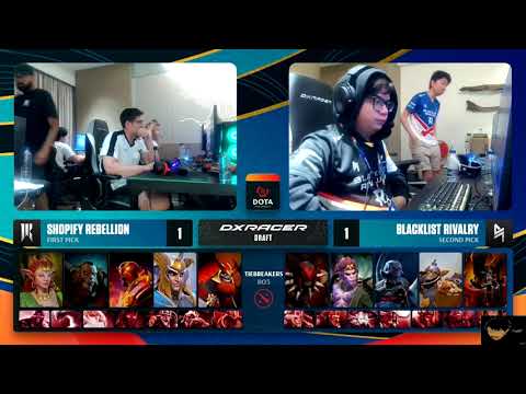 (Dota2) Blacklist Rivalry VS Shopify Rebellion - TieBreaker Game 3 Highlights (Bali Major 2023)