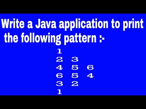 Number Pattern In Java Knowledge Light