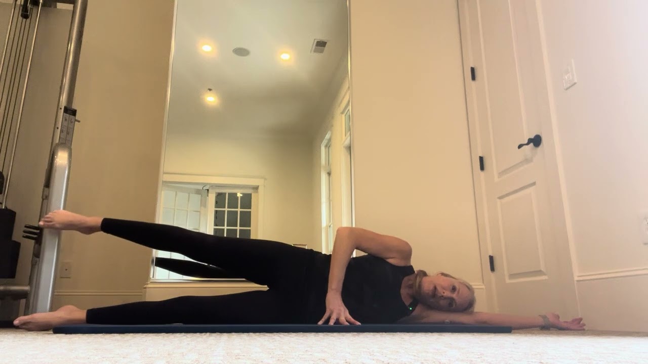 Top Leg Abduction: Side Leg Lift Series