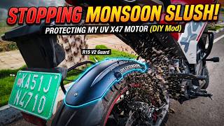 Custom Mudguard Extension DIY: Protecting Ultraviolette X47 Motor from