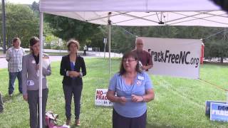 preview picture of video 'Grassroots No-Fracking Press Conference, in Cullowhee'