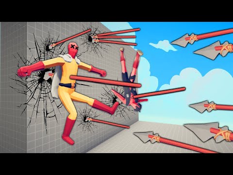 GOD SPEAR - PINNING EVERY UNIT TO THE WALL | TABS - Totally Accurate Battle Simulator