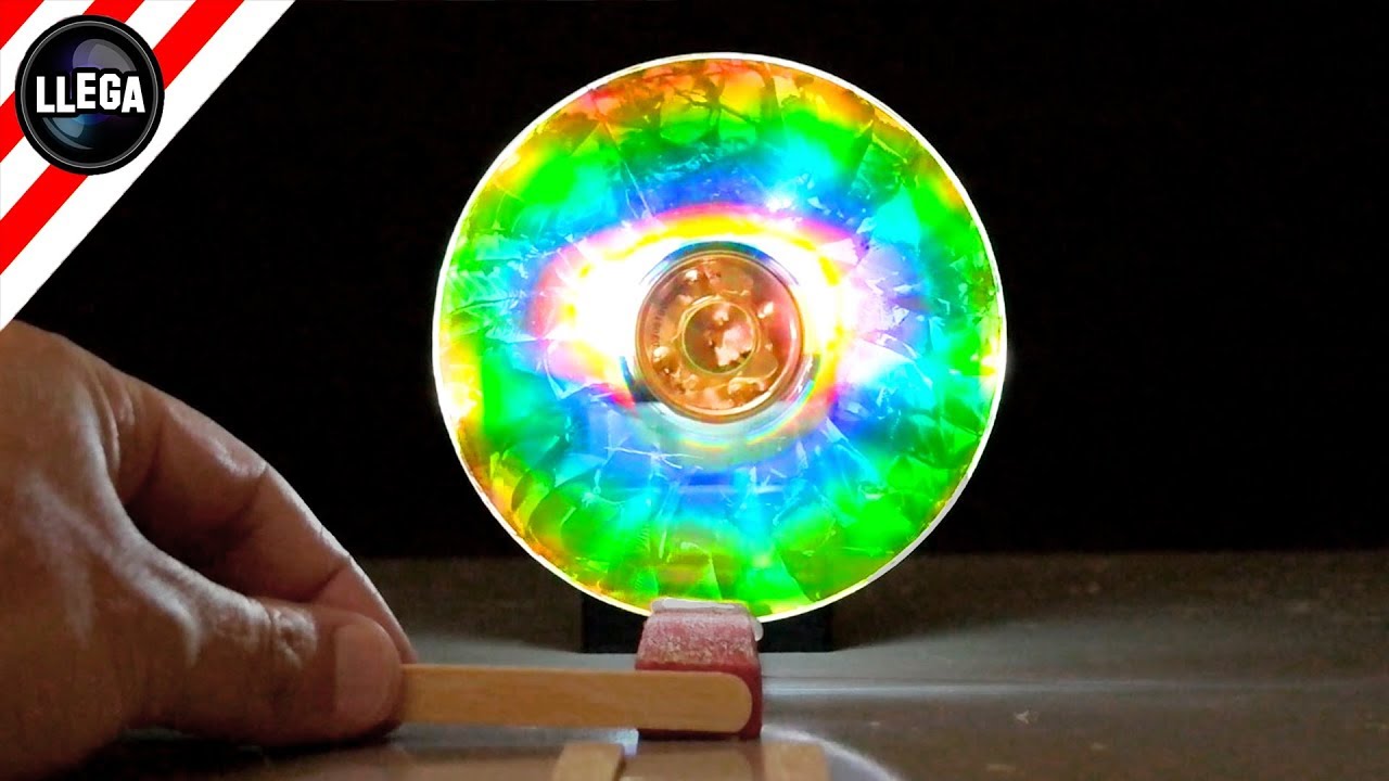 Como Hacer Un EFECTO De COLORES ALUCINANTES - Experimentos Caseros