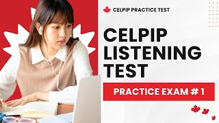 CELPIP Listening Mock Test 2026  - Part 1 to 3 (Exam #1)