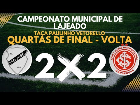 MELHORES MOMENTOS - SÃO JOSÉ 2 X 2 INTERNACIONAL - CATEGORIA PRINCIPAL