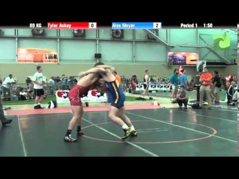 Men`s Freestyle 80 KG Tyler Askey vs. Alex Meyer