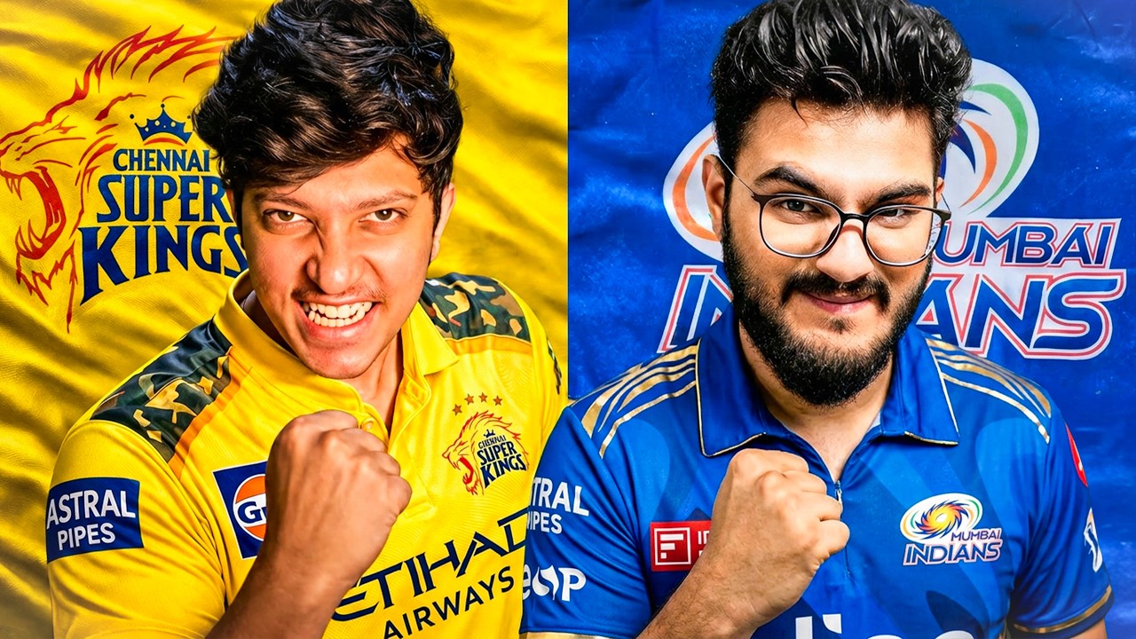 CSK vs MI LIVE STREAM 🔴 | JK 🤝 Sathyeah