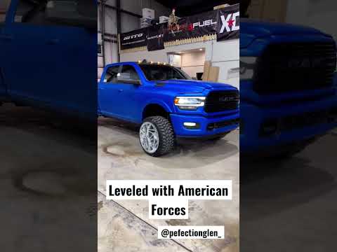 RAM 2500 Leveled on American Force Wheels #americanforcewheels #ram2500 #shorts