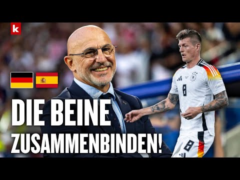 Wie stoppt man Kroos? De la Fuente scherzt und hat einen Plan | Deutschland - Spanien