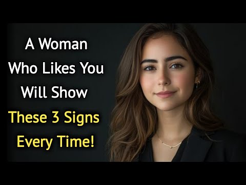 A Woman Who Likes You Will Show These 3 Signs Every Time! | Psychology Says