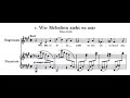 Johannes Brahms - Wie Melodien zieht es mir, Op. 105 No. 1 A-Dur (piano accompaniment)