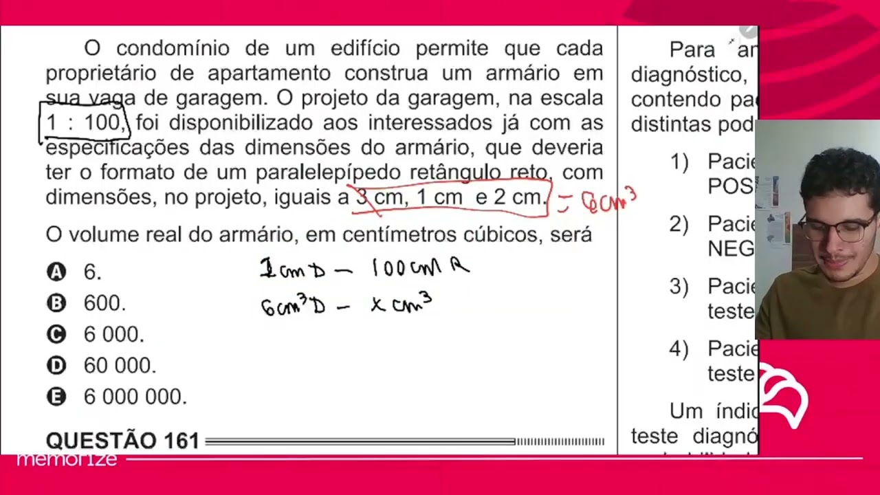 Resolução em Vídeo — Questão 156 ENEM 2014