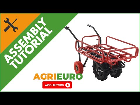 Electric Wheelbarrow Geotech CAR 300T-T - 40V Battery 6 Ah - Assembly tutorial
