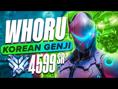 WHORU RANK #1 KOREAN GENJI GOD   BEST OF WHORU   Overwatch Whoru Genji Montage