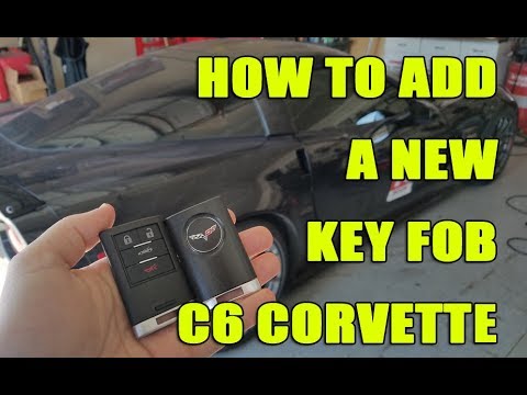 How to add a FOB to C6 Corvette (program a new key)
