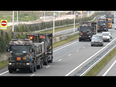 Armored carrier, Apache gunships, interesting vehicles and security during NATO summit