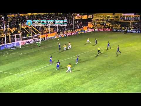 Los problemas defensivos de Boca. Fecha 6. Torneo Inicial 2013. Fútbol Para Todos.