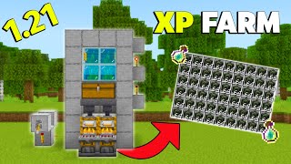 INFINITE Fuel/XP Farm in Minecraft Bedrock 1.21!(easy)