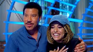 Girls Incredible Charm Gets Here A Duet with Lionel Richie Exiting &amp; Fun - American Idol Audition