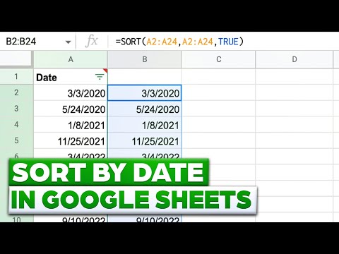 How To Sort By Date In Google Sheets | Classical Finance