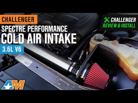2011-2021 Challenger 3.6L V6 Spectre Performance Cold Air Intake; Polished Review & Install