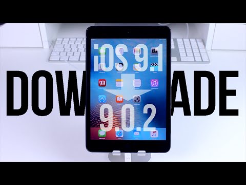 Downgrade iOS 9.1 vers iOS 9.0.2 pour iPhone, iPad, iPod touch