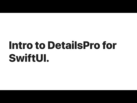 Design your apps in SwiftUI with No Code app DetailsPro!