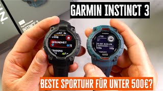 Garmin Instinct 3 Testbericht (AMOLED & Solar): Eine Günstigere Fenix 8?