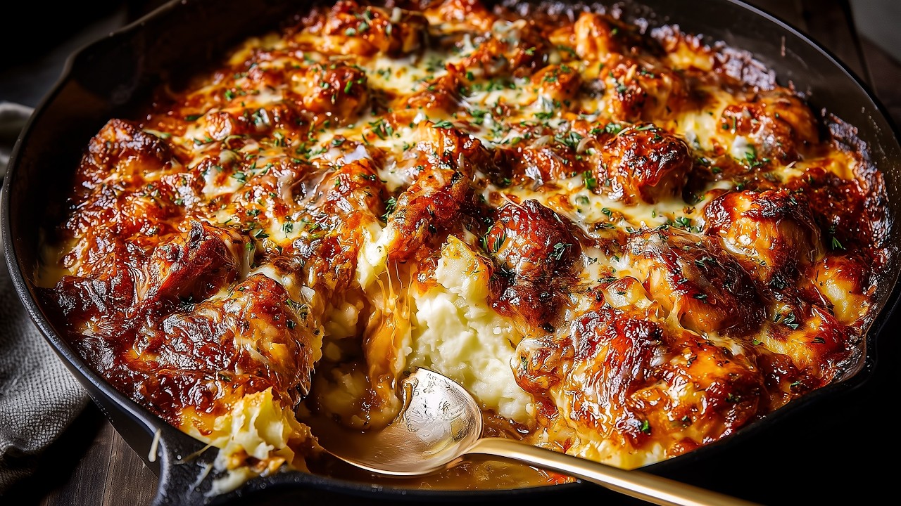 Uma nova receita de frango com batatas que me dá água na boca toda semana! Fácil e deliciosa!