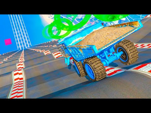 THE BEST MEGA RAMP IN THE WORLD!! INCREDIBLE!! GTA V ONLINE Makigames