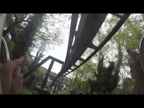 Alton Towers Nemesis HD POV Front Seat - GoPro