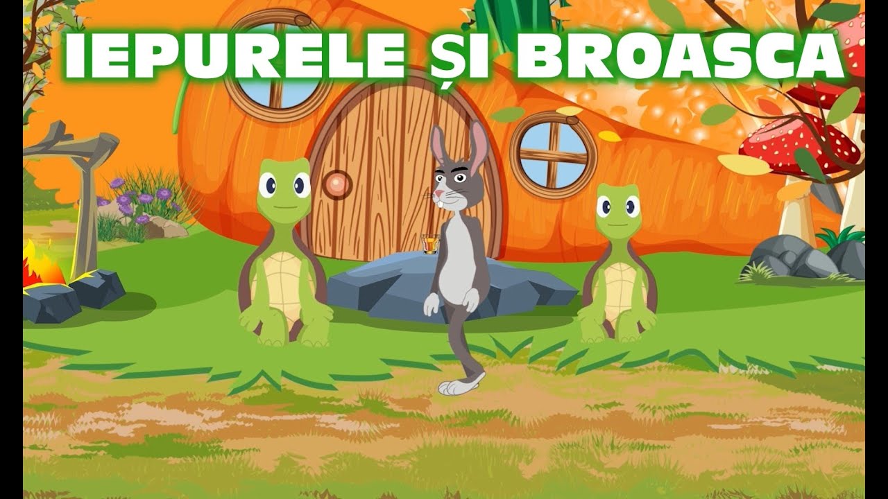 Iepurele ?i broasca - desene animate comedie