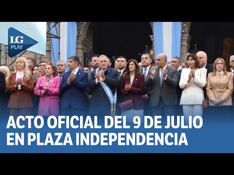 9 de Julio en Tucumán: Se entonó el Himno Nacional y dos alumnos brindaron un emotivo discurso