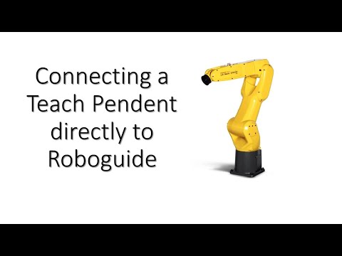 Connecting a Fanuc Teach Pendent to Roboguide Software
