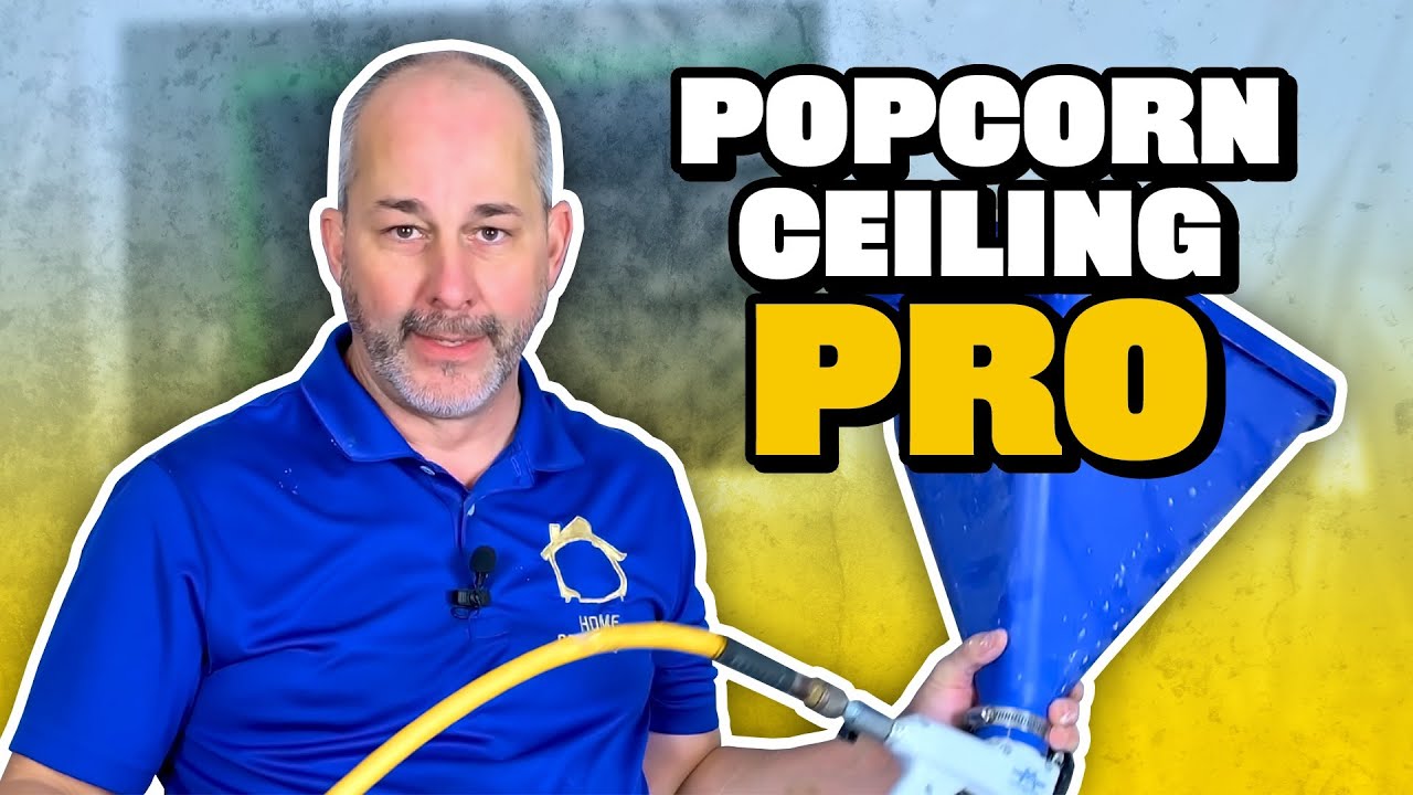 How to Install a Popcorn Ceiling | Stipple/Acoustic Ceiling Tutorial
