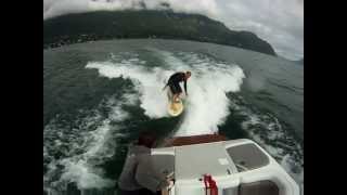 preview picture of video 'Wake surf Lac du bourget'