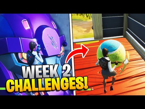 Fortnite Season 4 Week 2 Challenges Guide & Locations! (FULL CHALLENGES FAST & EASY)