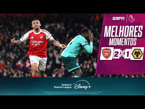Gols e lances de Arsenal x Wolverhampton
