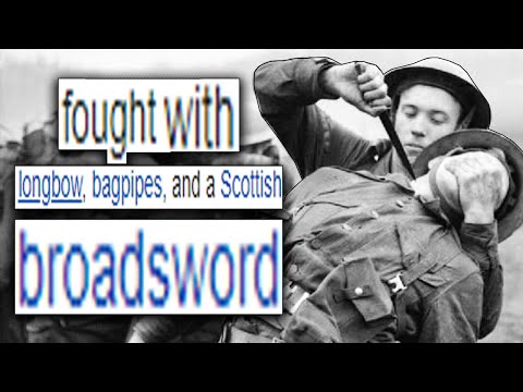 Swords during World War 2 be like