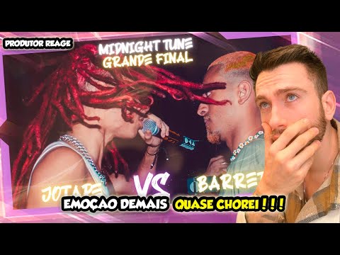 Produtor Reage (A MELHOR DO ANO) BARRETO X JOTAPÊ |GRANDE FINAL + FREE DO CAMPEÃO MIIDNIGHT (REACT)