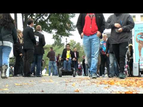 Med kørestol til Superliga kamp på Slagelse stadion