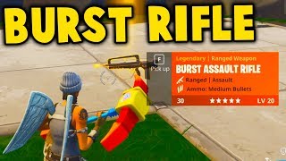 NEW BURST RIFLE GAMEPLAY! *NEW* FAMAS RIFLE UPDATE GAMEPLAY || Fortnite Battle Royale!