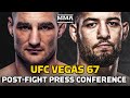 UFC Vegas 67: Strickland vs. Imavov Post-Fight Press Conference | MMA Fighting
