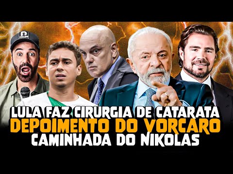 LULA AND CATARACT SURGERY | VORCARO'S TESTIMONY | NIKOLAS' WALK - DIOGO PORTUGAL'S STAND-UP COMEDY