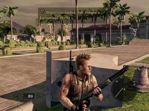 Mercenaries 2:World In Flames | Takeover Solano's Villa