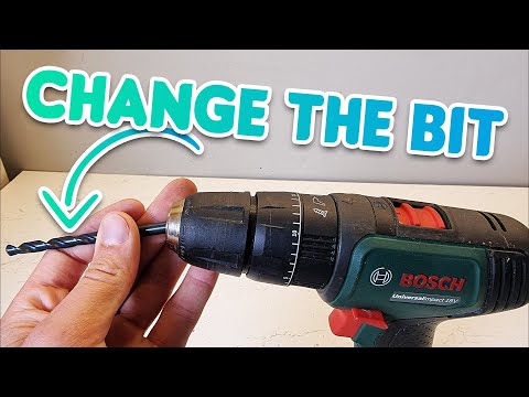 How To Change The Drill Bit on a Bosch Drill