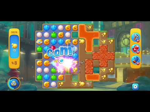 Fishdom 9824 Hard Level - NO 💣🧨💥