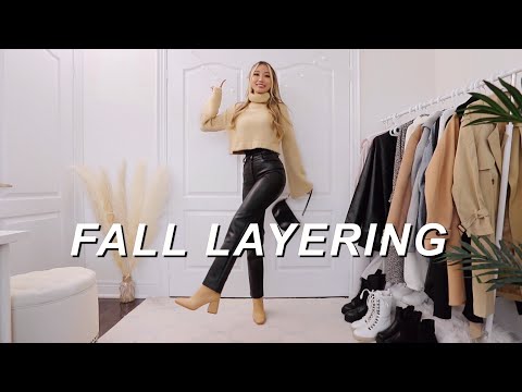 LAYERING outfit ideas for pants |  Fall Winter lookbook