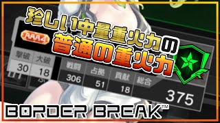 【30kill 375pt】珍しい中量重火力 Presents 普通の重量重火力 in ベネヴィス高原地帯～教会堂を望む～ 【 ボーダーブレイク #BBPS4 】