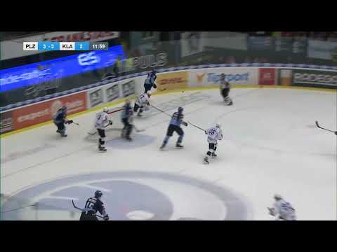 48. kolo TELH Škoda Plzeň - Rytíři Kladno 8:5 - Gulaš srazil u mantinelu Jágra k ledu